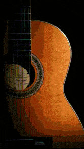 a close up of a guitar with a label that says ' fender '
