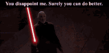 You Disappoint Me Count Dooku GIF
