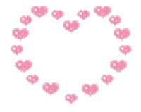 Hearts Pixel Heart Sticker - Hearts Pixel Heart Stickers