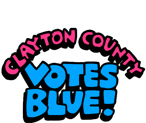 Clayton Clayton County Sticker - Clayton Clayton County Clayton County Is Bluewave Country Stickers