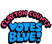 Clayton Clayton County Sticker - Clayton Clayton County Clayton County Is Bluewave Country Stickers