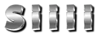 the letters s i and ii are shown in silver