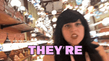 a woman says they 're in front of a store
