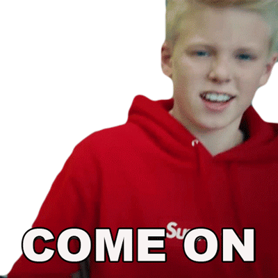 Come On Carson Lueders Sticker - Come On Carson Lueders Feels Good Song Stickers