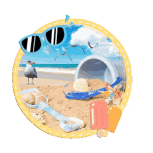 summer fun summer holidays animated stickers