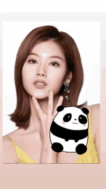 Sana Twice GIF - Sana Twice Panda GIFs