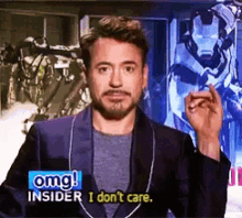 Rdj I Dont Care GIF - Rdj I Dont Care Robert Downey Jr GIFs