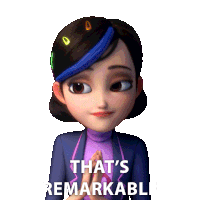 Thats Remarkable Claire Nuñez Sticker - Thats Remarkable Claire Nuñez Trollhunters Tales Of Arcadia Stickers