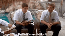 He You Know Broke It Chastity GIF - He You Know Broke It Broke It Chastity GIFs
