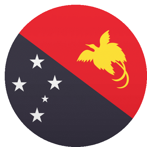 Papua New Guinea Flags Sticker - Papua New Guinea Flags Joypixels Stickers
