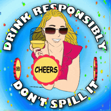 Drink Responsibly Cheers GIF - Drink Responsibly Cheers Alcohol GIFs