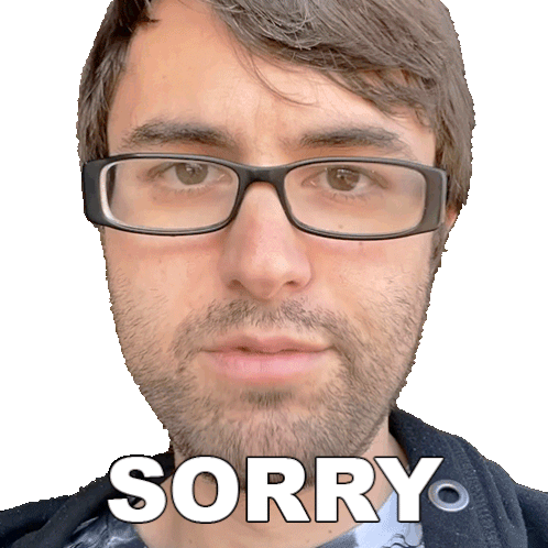 Sorry Steve Terreberry Sticker - Sorry Steve Terreberry My Apology Stickers