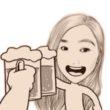 sheryll cheers beer
