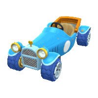 Blue Royale Mario Kart Tour Sticker