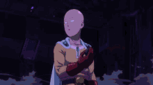 a blue cartoon character with a yellow light coming out of its eyes