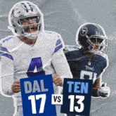 Tennessee Titans (13) Vs. Dallas Cowboys (17) Third-fourth Quarter Break GIF