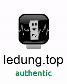 a logo for ledung.top authentic is shown