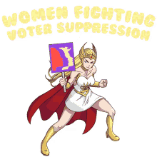 vote women vote shera superhero super woman