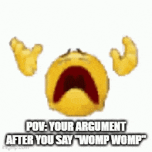 Womp Womp Argument GIF - Womp Womp Argument Garbage GIFs