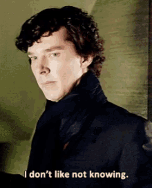 Sherlock Not GIF - Sherlock Not Knowing GIFs