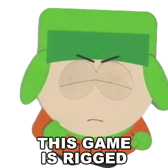 This Game Is Rigged Kyle Broflovski Sticker - This Game Is Rigged Kyle Broflovski South Park Stickers