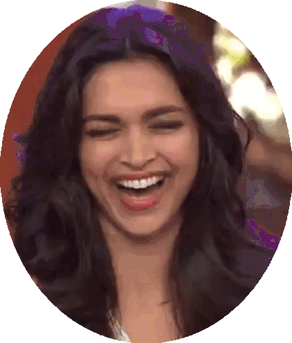 Deepika Padukone Laughing Emoji Sticker - Deepika Padukone Laughing Emoji Serious Laugh Stickers