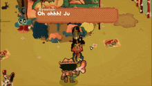 a cartoon character says byoolah my heavenly amour