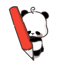 Panda Write GIF - Panda Write Drawing GIFs
