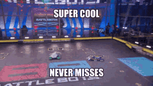 Super Cool Never Misses Battlebots GIF - Super Cool Never Misses Battlebots Hydr GIFs