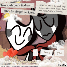 two souls don t find each other by simple accident ribboncrest is the slash ship between razzle and dazzle