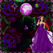 Jóéjt Goodnight GIF - Jóéjt Goodnight Purple Dress GIFs