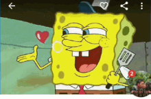 Spongebob Kiss GIF