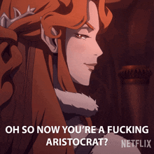Oh So Now Youre A Fucking Aristocrat Lenore GIF - Oh So Now Youre A Fucking Aristocrat Lenore Jessica Brown Findlay GIFs