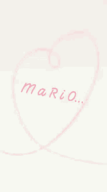 Name Mario GIF - Name Mario Heart GIFs