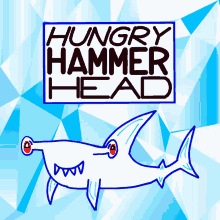 hungry hammerhead veefriends starving i want food shark