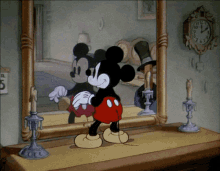 Disney Mickey Mouse GIF - Disney Mickey Mouse Mirror GIFs