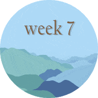 Week7 Week Seven Sticker - Week7 Week Seven Mountains Stickers