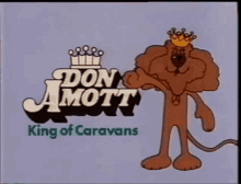 Don Amott King Of Caravans GIF - Don Amott King Of Caravans Lion GIFs
