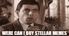 Mr Bean Buy GIF - Mr Bean Buy Stellar Memes GIFs