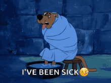 Scooby Doo Sick Ive Been Sick GIF - Scooby Doo Sick Ive Been Sick Sick GIFs