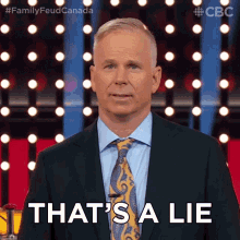 Thats A Lie Gerry Dee GIF - Thats A Lie Gerry Dee Family Feud Canada GIFs