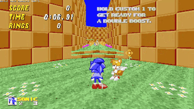 SRB2 Double Boost Sonic - Discover & Share GIFs