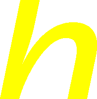 a yellow letter n is against a white background