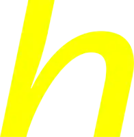 a yellow letter n is against a white background