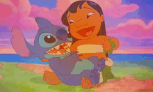 Liloandstitch Hug GIF - Liloandstitch Lilo Stitch GIFs