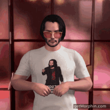 Keanu Reeves Confettis GIF