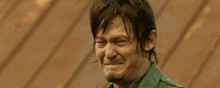 Crying Daryl GIF - Walking Dead Drama Action GIFs