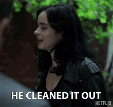 he cleaned it out it was clean no residue no evidence krysten ritter