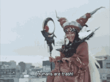 trash power rangers humans