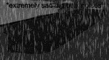 a black and white photo with the words " extremely sad big bull noises " on the bottom